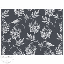 Load image into Gallery viewer, A Makers' Studio A Makers' Studio - Birds and Berries - Mesh Stencil 9x12
