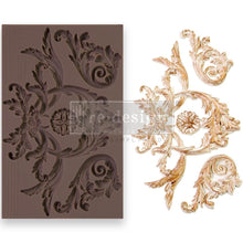 Load image into Gallery viewer, ReDesign with Prima Art & Crafting Tool Accessories DECOR MOULDS® KACHA – MAJESTIC FLOURISH – 1 PC, 5″X8″X8MM