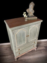 Load image into Gallery viewer, Allure Design & Creations Bespoke Furniture Antique Country French Provincial Painted Cabinet, Wardrobe
