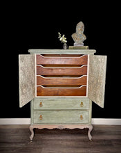 Load image into Gallery viewer, Allure Design & Creations Bespoke Furniture Antique Country French Provincial Painted Cabinet, Wardrobe