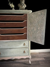 Load image into Gallery viewer, Allure Design & Creations Bespoke Furniture Antique Country French Provincial Painted Cabinet, Wardrobe
