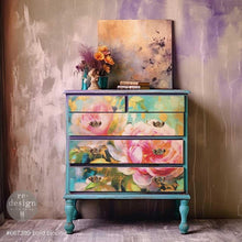 Load image into Gallery viewer, Allure Design & Creations Decor Fiber Paper A1 DECOUPAGE FIBER PAPER 23.4"X33.1" – BOLD BLOOMS