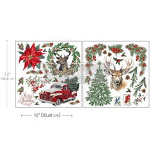 Load image into Gallery viewer, ReDesign with Prima Decor Transfers MAXI TRANSFERS® – CHRISTMAS MEMORIES – 2 SHEETS, 12″X12″