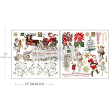 Load image into Gallery viewer, ReDesign with Prima Decor Transfers MAXI TRANSFERS® – CHRISTMAS MEMORIES – 2 SHEETS, 12″X12″