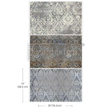 Load image into Gallery viewer, ReDesign with Prima DECOUPAGE DECOR TISSUE PAPER PACK – ANTIQUE ELEGANCE – 3 SHEETS, 19.5″X30″ EACH