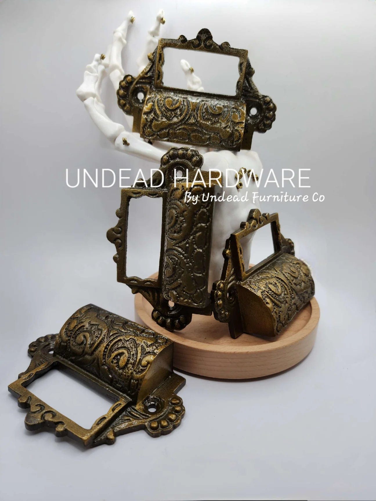 Allure Design & Creations Fancy Apothecary Style Handles with label slot