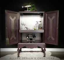 Load image into Gallery viewer, Allure Design &amp; Creations Furniture Jacobean Style Drinks Cabinet **SOLD**
