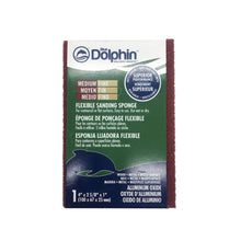 Load image into Gallery viewer, Fusion Square - Fine/Medium Blue Dolphin Sanding Sponges
