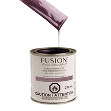 Load image into Gallery viewer, Fusion Stain and Finishing Oil Heartwood / 8oz Fusion Stain and Finishing Oil All-in-One