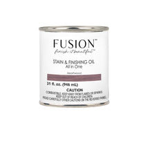 Load image into Gallery viewer, Fusion Stain and Finishing Oil Heartwood / Quart Fusion Stain and Finishing Oil All-in-One