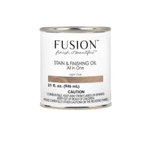 Load image into Gallery viewer, Fusion Stain and Finishing Oil Light Oak / Quart Fusion Stain and Finishing Oil All-in-One