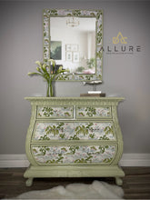 Load image into Gallery viewer, Allure Design & Creations Vintage American Signature Bamboo and Rattan Bombay Chest with Mirror