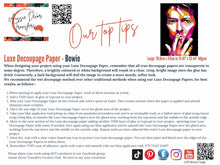 Load image into Gallery viewer, Aussie Bowie Luxe Decoupage Paoer