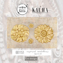 Load image into Gallery viewer, ReDesign with Prima Craft Molds DÉCOR MOULD KACHA – ENGRAVED MEDALLIONS – 3 SHEETS, 8.5″X11″
