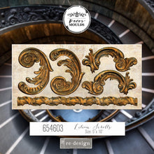 Load image into Gallery viewer, ReDesign with Prima Craft Molds REDESIGN DECOR MOULDS® – LILIAN SCROLLS – 1 PC, 5″X10″, 8MM THICKNESS