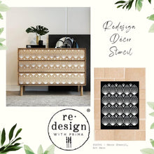 Load image into Gallery viewer, ReDesign with Prima DECOR STENCILS® – ART DECO – 1 PC, SHEET SIZE 20″X16″ - NEW RELEASE!