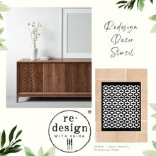Load image into Gallery viewer, ReDesign with Prima DECOR STENCILS® – MIDCENTURY VIBES – 1 PC, SHEET SIZE 20″X16″ - NEW RELEASE!