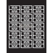 Load image into Gallery viewer, ReDesign with Prima DECOR STENCILS® – SOMETHING GEOMETRIC – 1 PC, SHEET SIZE 9″X12″
