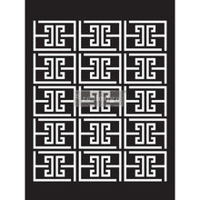 Load image into Gallery viewer, ReDesign with Prima DECOR STENCILS® – SOMETHING GEOMETRIC – 1 PC, SHEET SIZE 9″X12″