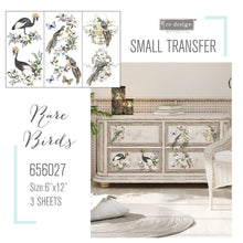 Load image into Gallery viewer, ReDesign with Prima Decor Transfers DECOR TRANSFERS® – RARE BIRDS – 3 SHEETS, 6″X12″