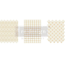 Load image into Gallery viewer, ReDesign with Prima DECOR TRANSFERS® – GOLDEN ART DECO – 3 SHEETS, 8.5″X11″