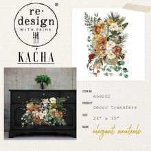 Load image into Gallery viewer, ReDesign with Prima DECOR TRANSFERS® – KACHA ELEGANT NEUTRALS