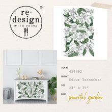 Load image into Gallery viewer, ReDesign with Prima DECOR TRANSFERS® – PEACEFUL GARDEN – TOTAL SHEET SIZE 24″X35″, CUT INTO 2 SHEETS