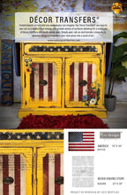 Load image into Gallery viewer, ReDesign with Prima Decor Transfers REDESIGN DÉCOR TRANSFERS® – AMERICA SIZE 23″X 30″