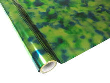 Load image into Gallery viewer, Allure Design & Creations Decorative Foils By the foot / Tie Dye Green Decorative Foils