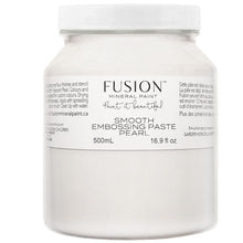 Load image into Gallery viewer, Fusion Embossing Paste 16.9 fl oz (500 mL) Smooth Embossing Paste - Pearl - by Fusion Mineral Paint
