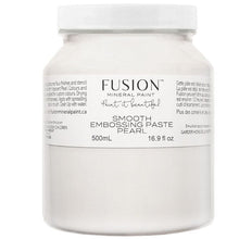 Load image into Gallery viewer, Fusion Embossing Paste 16.9 fl oz (500 mL) Smooth Embossing Paste - Pearl - by Fusion Mineral Paint