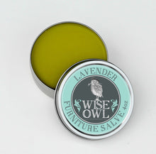 Load image into Gallery viewer, Wise Owl Finishes 4 oz / Lavender Furniture Salve