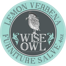 Load image into Gallery viewer, Wise Owl Finishes 4 oz / Lemon Verbena Furniture Salve