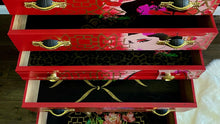 Load image into Gallery viewer, Allure Design & Creations Geisha Girl Waterfall Dresser