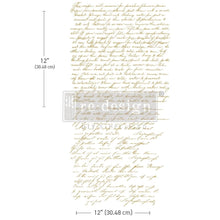 Load image into Gallery viewer, ReDesign with Prima MAXI TRANSFERS® – SWEET NOTES 12”X12”