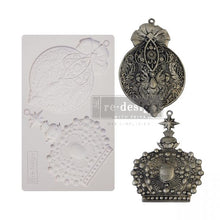Load image into Gallery viewer, ReDesign with Prima REDESIGN DECOR MOULDS® – VICTORIAN ADORNMENTS – 5″X8″, 8MM THICKNESS