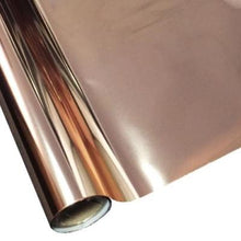 Load image into Gallery viewer, APS Solid Color Foils By the Foot / Pink Gold Solid Color Foils