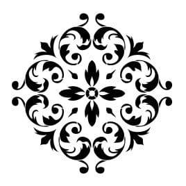 Allure Design & Creations Stencils Renaissance Ornament Stencil