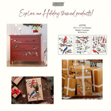 Load image into Gallery viewer, ReDesign with Prima Transfer Paper DECOR TRANSFERS® 8.5×11 – WINTERBERRY – 3 SHEETS, 8.5″X11″