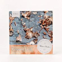 Load image into Gallery viewer, A Makers&#39; Studio A Makers&#39; Studio - 6&#39;&#39; x 6&#39;&#39; Pure Copper Leaf
