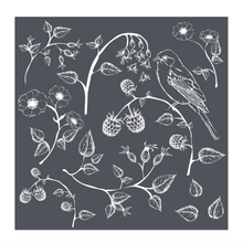 Load image into Gallery viewer, A Makers&#39; Studio A Makers&#39; Studio - Mesh Stencil - Birds and Branches 18x18
