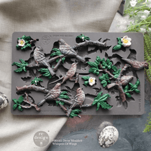 Load image into Gallery viewer, ReDesign with Prima Art &amp; Crafting Materials DECOR MOULDS® – WHISPERS OF WINGS – 1 PC, 5″X8″X8MM

