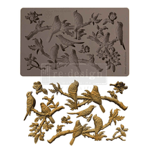 Load image into Gallery viewer, ReDesign with Prima Art &amp; Crafting Materials DECOR MOULDS® – WHISPERS OF WINGS – 1 PC, 5″X8″X8MM
