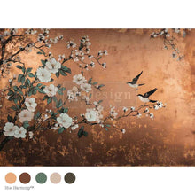 Load image into Gallery viewer, ReDesign with Prima Decor Fiber Paper A1 Decoupage Fiber – Feathers In The Glow – 1 sheet, 23.4″x33.1″
