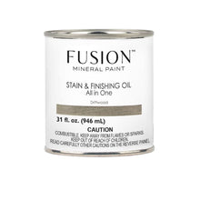 Load image into Gallery viewer, Fusion Finish Driftwood / 32oz - Quart Fusion Stain and Finishing Oil All-in-One
