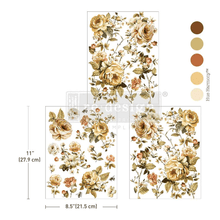 Load image into Gallery viewer, ReDesign with Prima Middy Transfers® – Belle Époque Blooms – 3 sheets, 8.5″x11″
