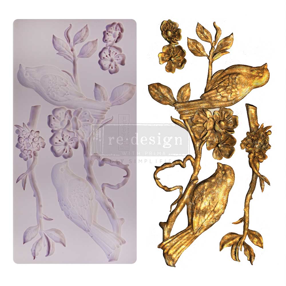 ReDesign with Prima REDESIGN DECOR MOULDS – BLOSSOMING SPRING – 5INX10IN, 8MM THICKNESS