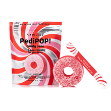 Load image into Gallery viewer, Spongellé | Bestsellers: Fall, Halloween, Christmas 2026 Spongellé  |  Bestsellers: Fall, Halloween, Christmas 2026 - Candy Cane Holiday PediPOP Pedi Buffer &amp; Nail File Christmas
