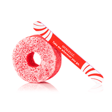 Load image into Gallery viewer, Spongellé | Bestsellers: Fall, Halloween, Christmas 2026 Spongellé  |  Bestsellers: Fall, Halloween, Christmas 2026 - Candy Cane Holiday PediPOP Pedi Buffer &amp; Nail File Christmas
