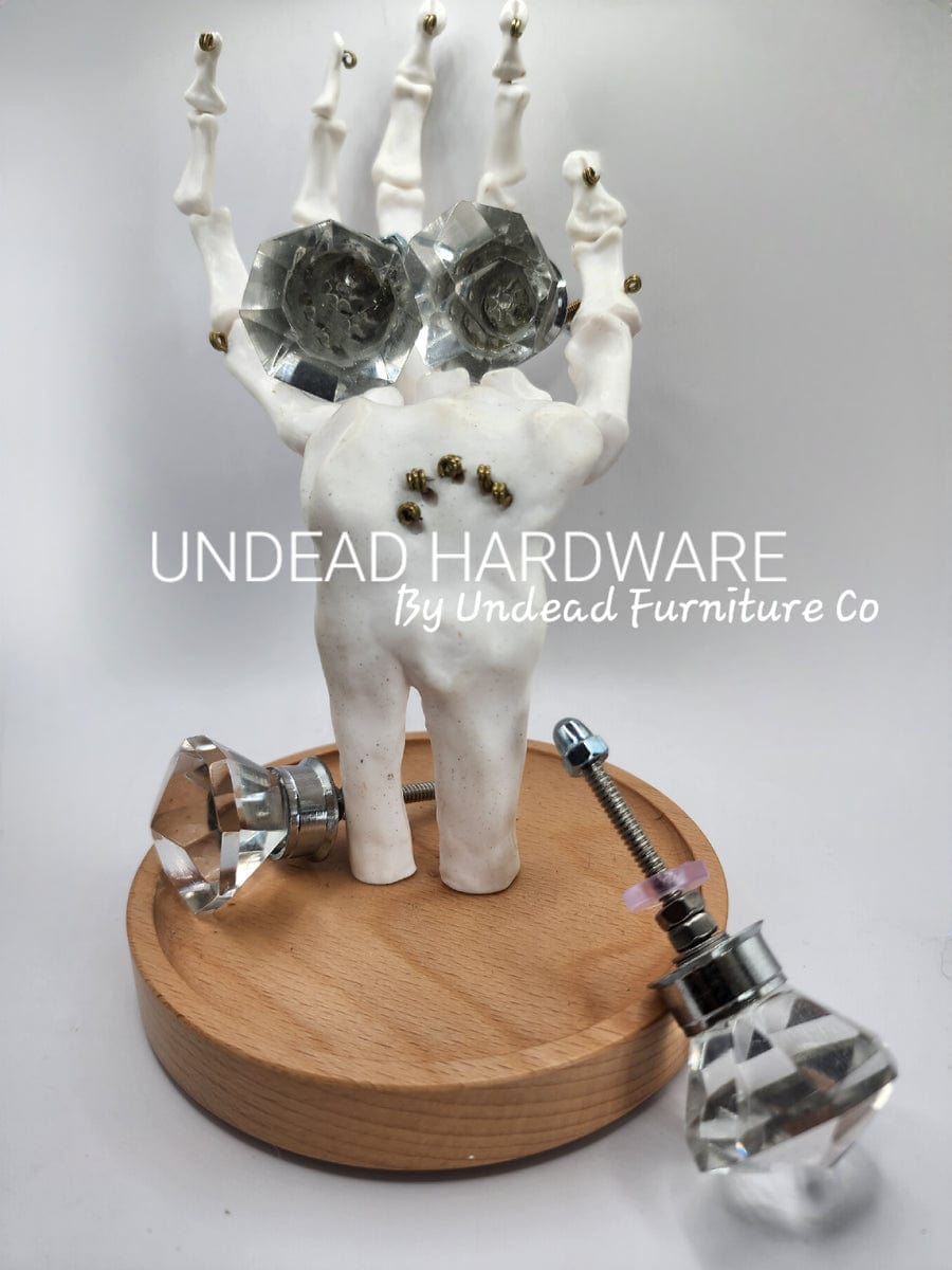 Undead Hardware The Marilyn - Diamond Cut Crystal Knobs - 4 pc
